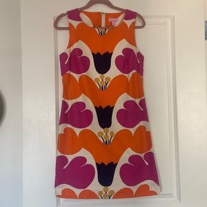 Lilly Pulitzer sleeveless shift with Marimekko vibes, size 6